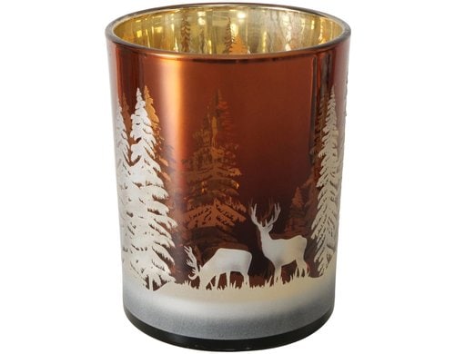 Boltze Windlicht Lorel Glas, 12.5x10cm