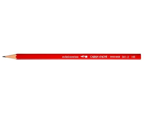 Caran d'Ache Schulbleistift rot HB