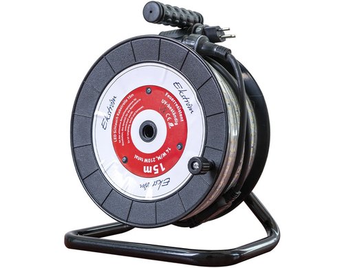 Ekström LED Schlauch Kabelrolle dop 15m/IP5 210W, 1200lm, 6000K, 230V