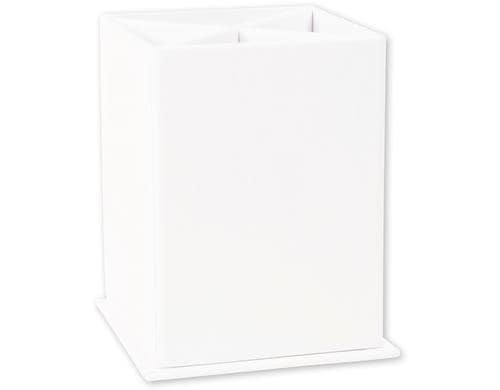 Clairefontaine Stifteköcher 8 x 8 x 11 cm, weiss