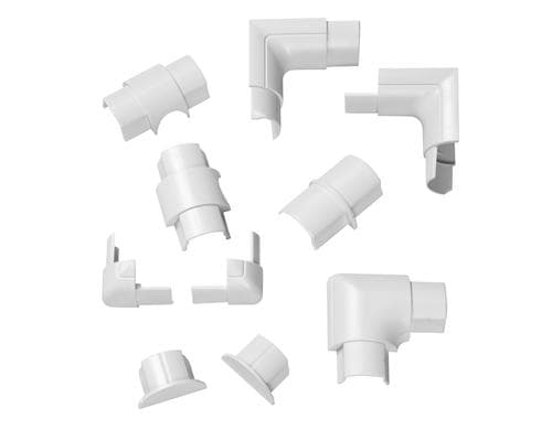 STEFFEN D-Line Zubehörset H30015, Multipack 10Stk. assortiert, weiss