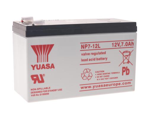 Ersatz Bleiakku zu ONLINE USVs 12V/7Ah, 6.3mm Zungen