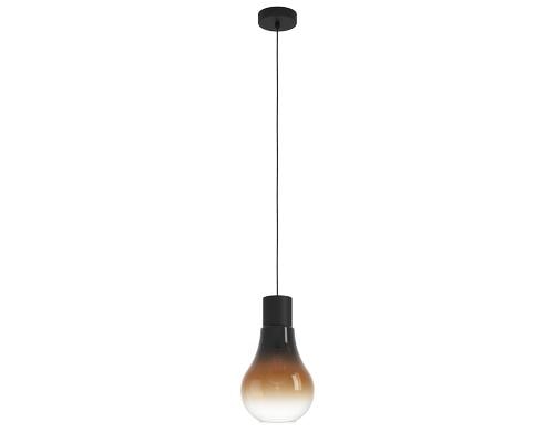 EGLO CHASELY Hängeleuchte schwarz/braun exkl. 1x E27 40W