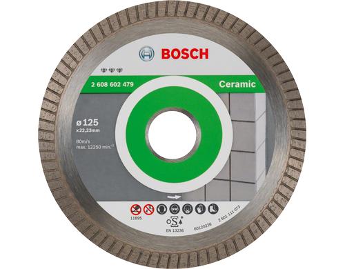 Bosch Professional Diamanttrennscheibe Best for Ceramic, 125 x 1,4 x 7 mm