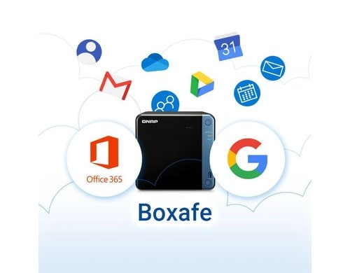 QNAP Boxafe for MS 365, 10 User, 1 Jahr NAS with QTS 5.0.0+, QuTS hero 5.0.0+
