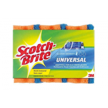 3M Scotch-Brite Schwamm Universal Inhalt 3 Stück, nicht kratzend