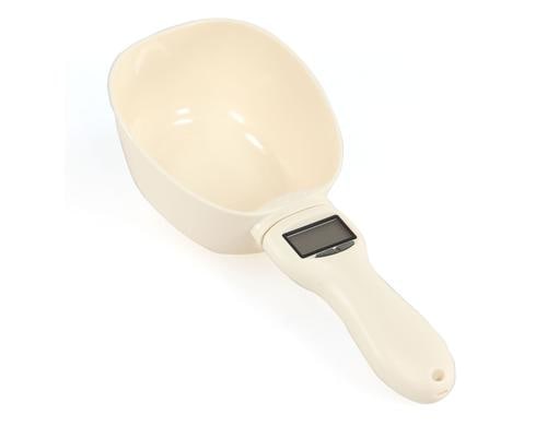 Swisspet Futterschaufel inkl. Waage 23cm beige, inkl. Batterie