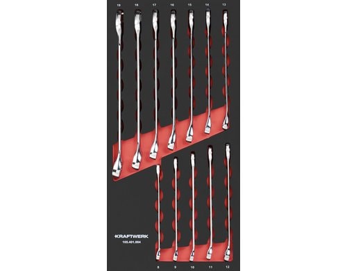 Kraftwerk Ringmaulschlüsselsatz 12-tlg. Werkzeugsatz