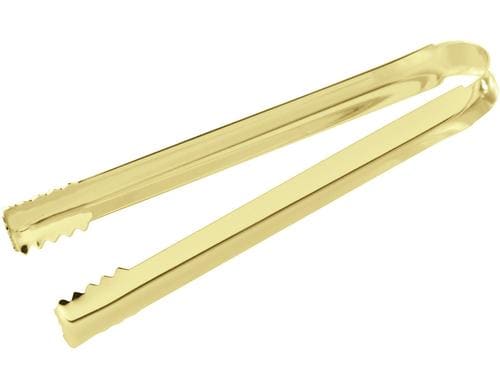 Paderno Eiszange 16cm Gold Länge 16cm, Edelstahl