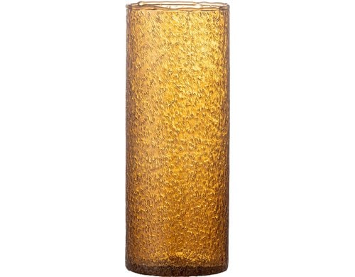 Bloomingville Zenta Vase Braun Recyceltes Glas, D13xH32cm