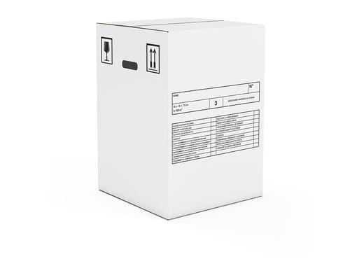 Antalis Umzugskarton 2-wellig weiss 500x500x720mm, 10 Stück