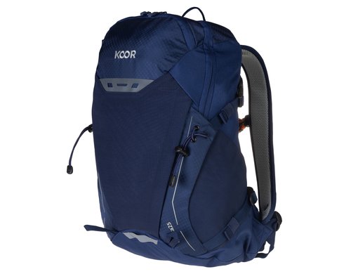 KOOR Wanderrucksack 23L blau 45x25x17cm, 23L, blau