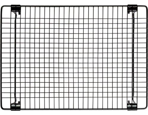 STÄDTER Kuchengitter 34x24x6 cm schwarz rechteckig