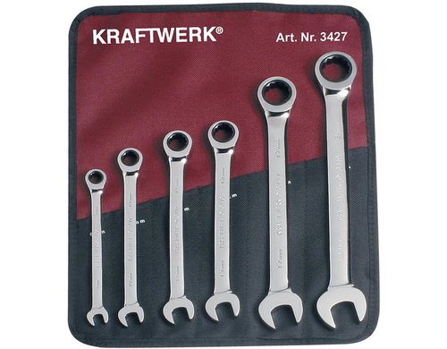 6-t. GearWrench-Satz 8-19 mm Rolltasche Gear Wrench