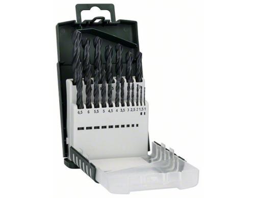 BOSCH 19tlg. Metallbohrer-Set HSS-R DIN 338