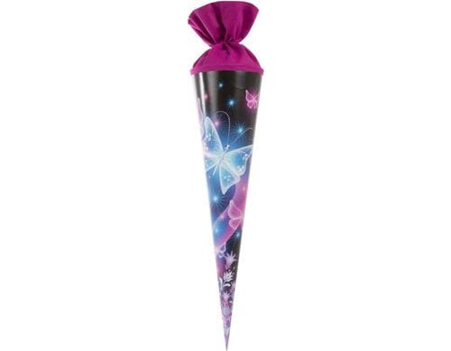 Goldbuch Schultüte 70 cm, Schmetterling Filzverschluss