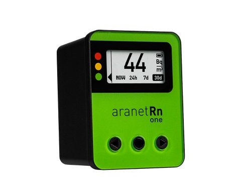 Aranet Radon One Sensor TDSPSRH4.0BG Bluetooth, Tasten, Grün