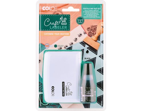 Colop Craft Printer 20 Stempelkissen Set inkl. Textil Fläschchen