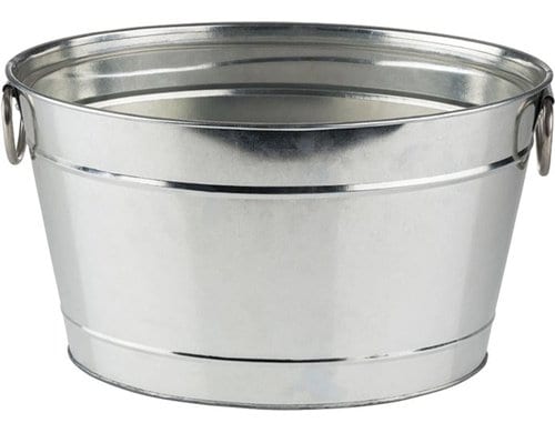APS Getränkewanne TIN 11 Liter, Silber