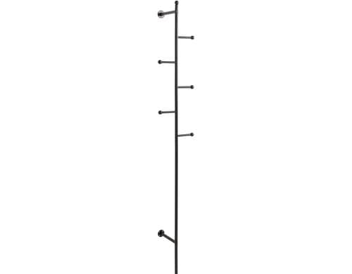 AC Design Kleiderständer Aspen Schwarz, 24.6x20.7x171.2 cm