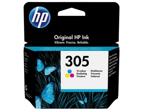 HP Tinte Nr. 305 - Dreifarbig CMY (3YM60AE) 4.5ml, Seitenkapazität ~ 100 Seiten