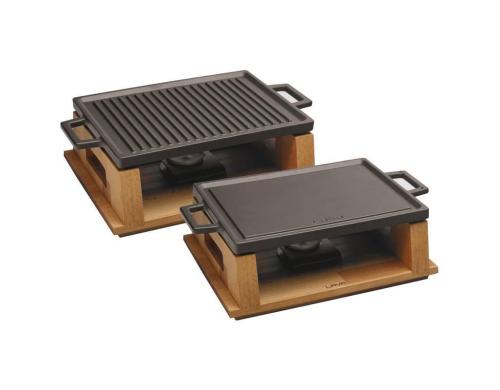 Paderno Tischgrillplatte Barbecue LxB: 20x30cm