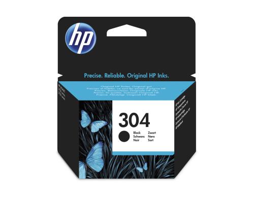 HP Tinte Nr. 304 - Black (N9K06AE) 4ml, Seitenkapazität ~ 120 Seiten