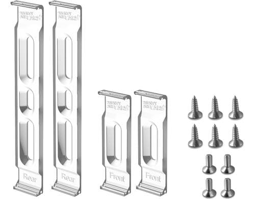 Partox Klick Kennzeichenhalter Hochformat Transparent