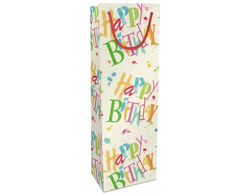B+C Flaschentasche Birthday Dance Grösse:  12x36x8cm
