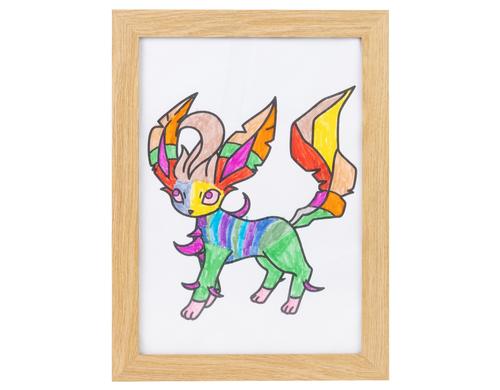 COCON Bilderrahmen natur Für Zeichnungen A4, 35x25x4cm