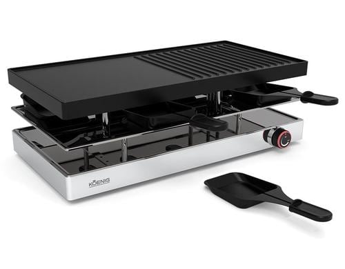 Koenig Raclette-Grill EleganceElegance 8er, 1200W, Plancha, Grill