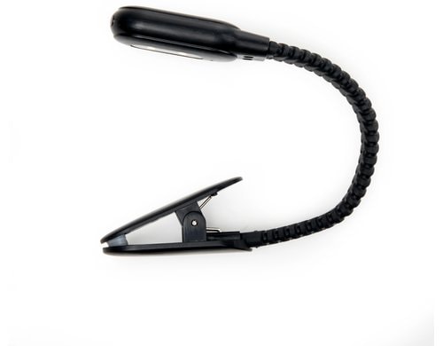 Kikkerland Buchleselampe schwarz