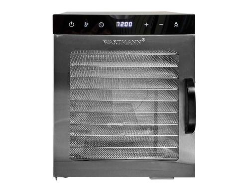 Wartmann Edelstahl-Dörrautomat WM 2110 DH 800W, 230V, Timer, 10 Einschübe