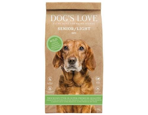 Dog's Love Trockenfutter Senior Wild, 2kg