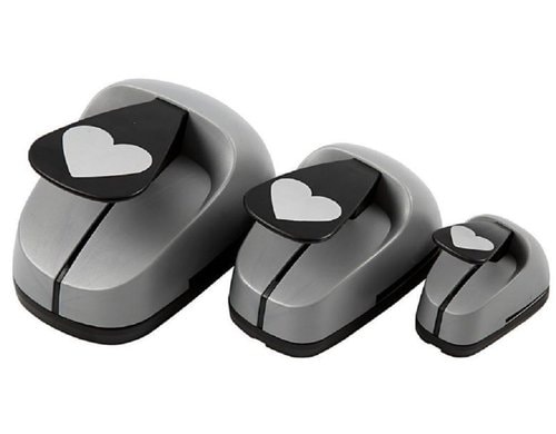 Creativ Company Stanzer-Set Herzen 3 Stk