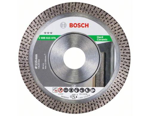 BOSCH Diamanttrennscheibe 115mm für Stein