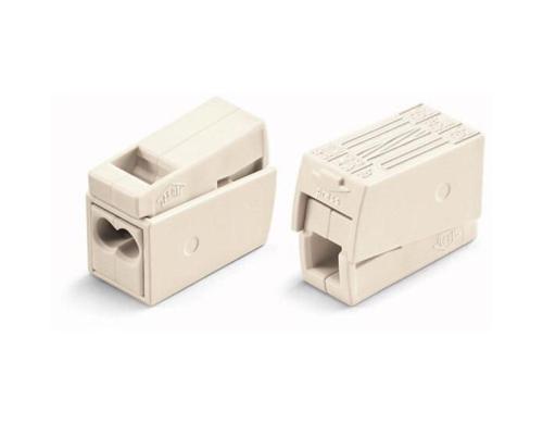 Wago Leuchtenklemme 3-fach 3L 0.5-2.5mm2 24A, weiss, 100 Stück