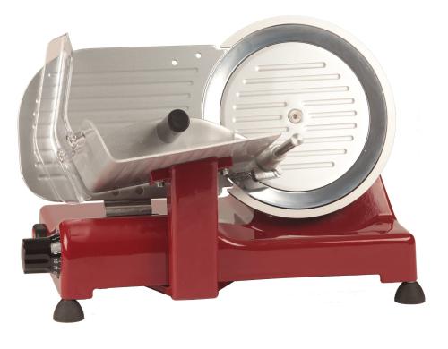 Ohmex Schneidemaschine Lusso 25 GL Rot, Schnittstärke: 250 mm