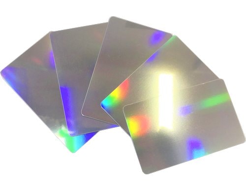 Evolis Kartenrohl. Regenbogenfolie 4/4 85.6 x 54 x 0.81mm, glänzend laminiert