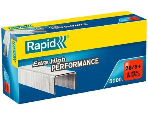 Rapid Heftklammern Standard, 5000 Stk 26/8, Schenkellänge 8 mm