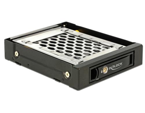 Delock Wechselrahmen für 1 x 2.5HDD/SDD für 3.5, Vibrationsschutz, abschliessbar
