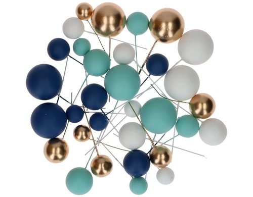 Backshop Simply Making Bubbles Einstecker Set 32 Stk, Blau