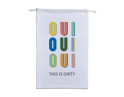 Chic Mic, Wäschesack Oui Oui 40 x 60 cm, 20 40x60cm, 100% Bio Baumwolle