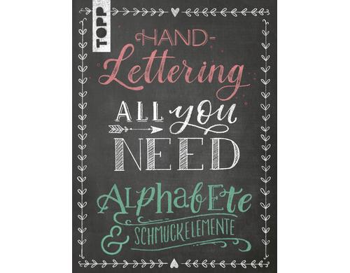 Topp Buch Handlettering, 200 Vorlagen für Einsteiger und Fortgeschrittene