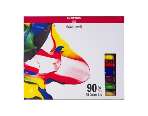 Amsterdam Acrylfarbe Standard 90er Set 90 Tuben à 20ml