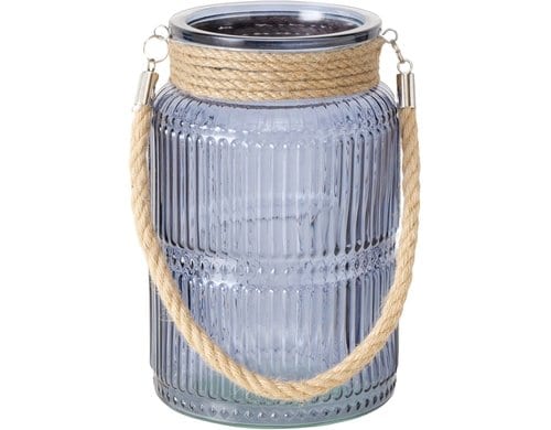 Boltze Windlicht Sunio Blau