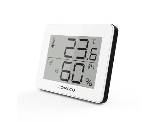 Boneco Thermo-Hygrometer X200 zeigt Innentemperatur u. Luftfeuchtigkeit