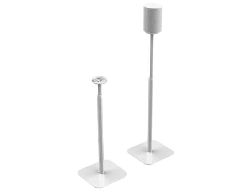 Flexson Bodenständer Paar, Weiss, verstellbar 77-129 cm