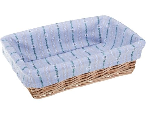 NOUVEL Brotkorb Sennenlook, blau, rechteckig