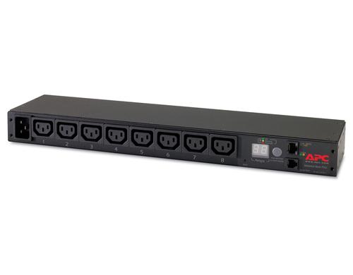 APC Steckdosenleiste PDU AP7821B, metered 8xC13, 19 1HE, 10A, LAN, IN: IEC320 C14,
